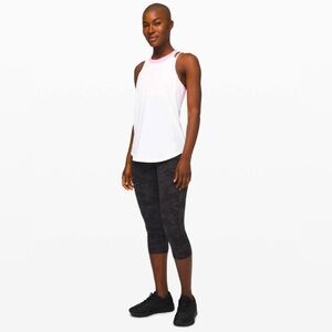 Lululemon | Fast and Free Crop II 19" Incognito Camo Multi Grey Sz 6 Yoga Active